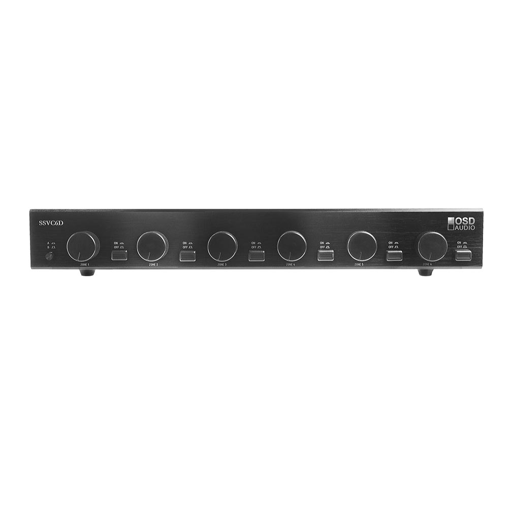 6 pair speaker selector with volume control