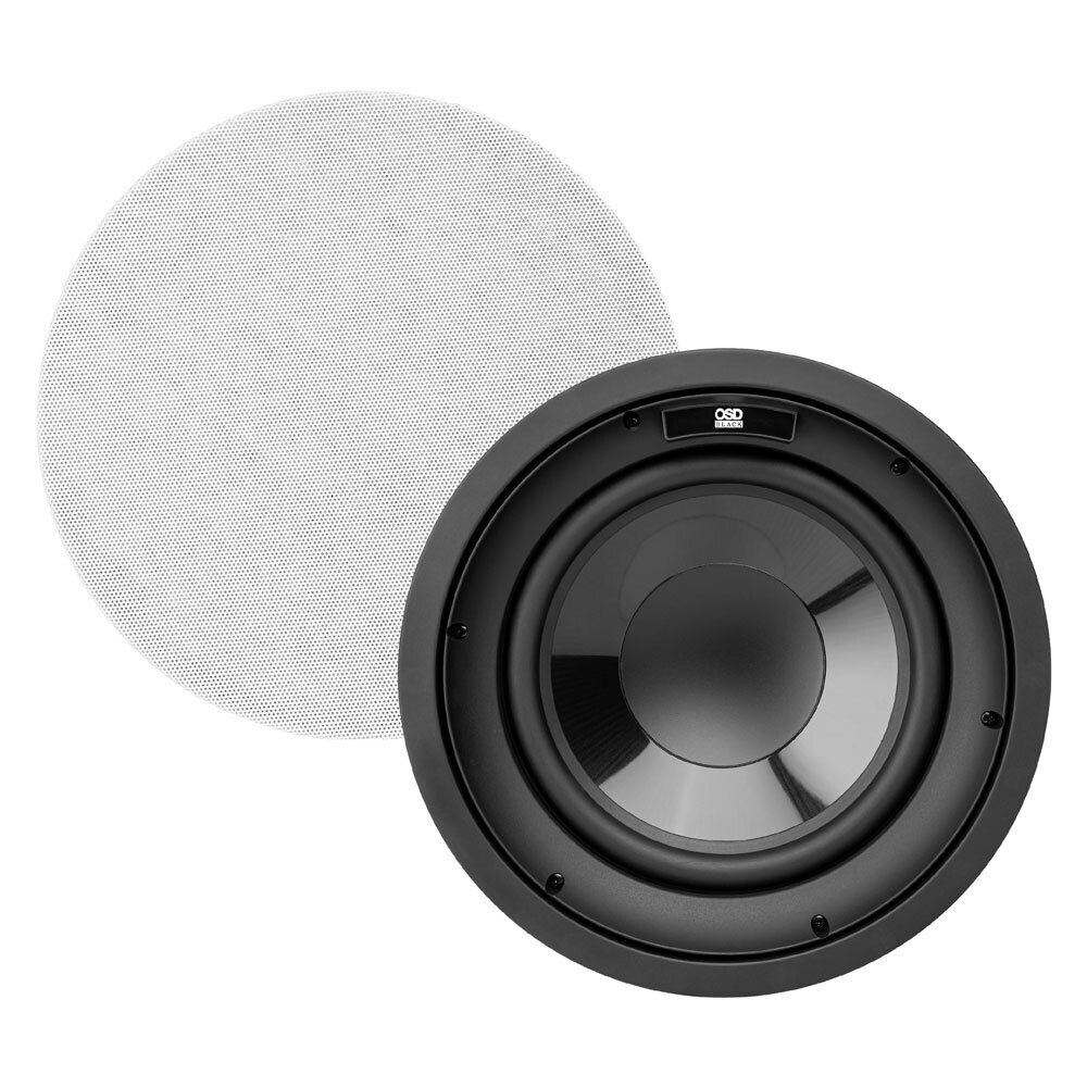 R10 In Ceiling 10" Subwoofer w/ Long Excursion Graphite Woofer, 200W w/ In Ceiling Bracket