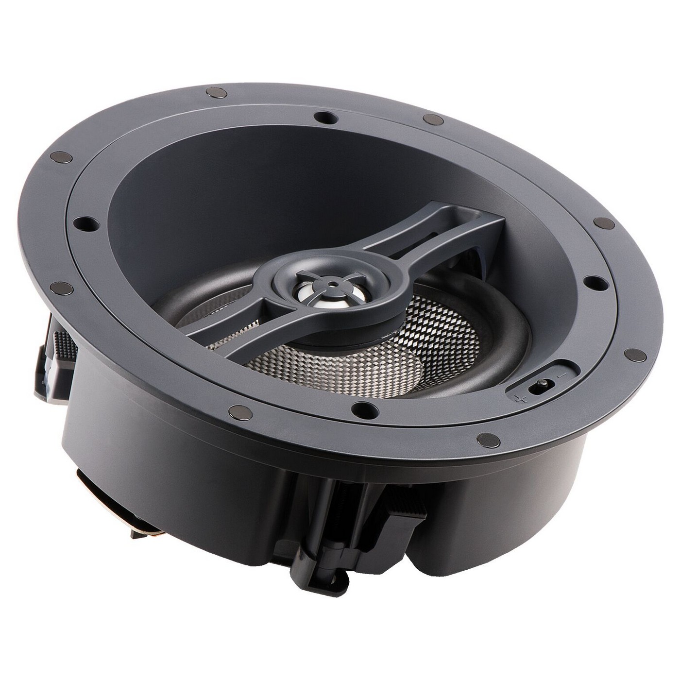 ACE670 6 5 90W LCR In Ceiling Speaker Outdoor Speaker Depot   Ace670 6 5 Angled Home Theater Ceiling Speaker With Kevlar Woofer 53 