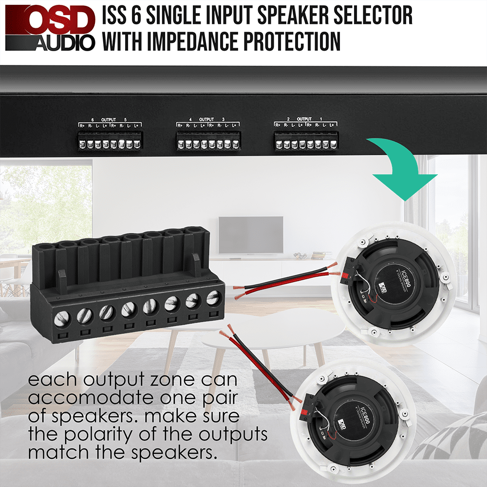 6 channel sales speaker selector